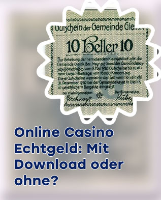 Mit echtem geld spielen Austrian